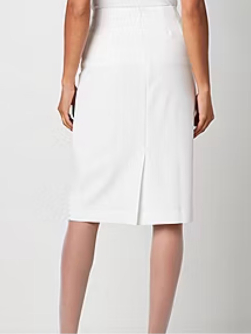 Evan Picone Black Label White Pencil Skirt Size 12 EUC - Picture 2 of 11